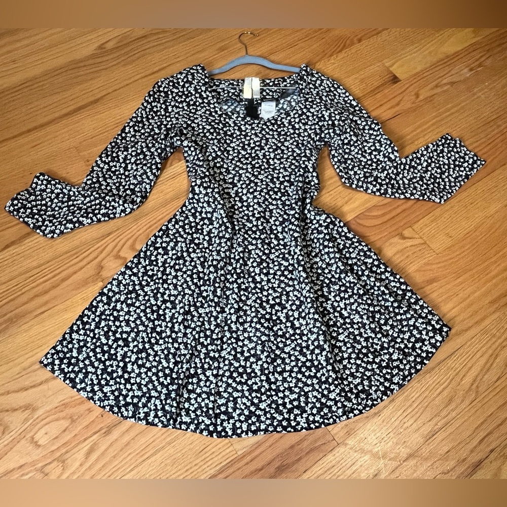 Vintage Floral mini babydoll style dress